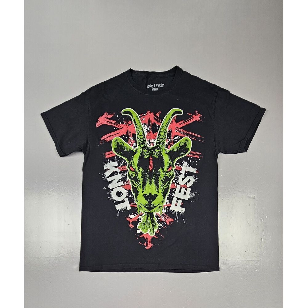 Slipknot T-Shirt Mens Medium. Knot Fest‎ 2022 Road Show Tour Black Tee. RARE